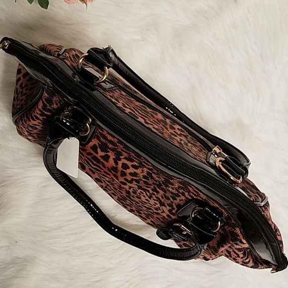 Brown Leopard Print Handbag - Picture 5 of 6